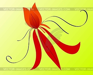 Flower's composition - vector clipart