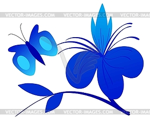 Flower's composition - vector clip art