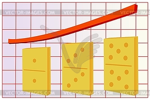 Graphic of growth - vector clipart