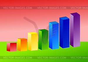 Graphic of growth - vector image