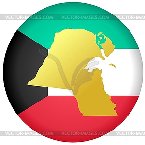 Button in colours of Syria - vector image