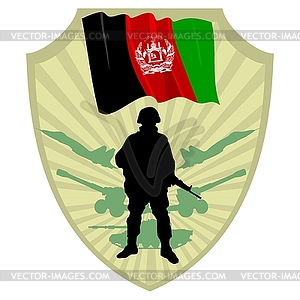 Army of Afghanistan - vector image