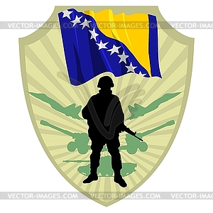 Army of Bosnia and Herzegovina - vector image