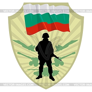 Army of Bulgaria - vector clipart