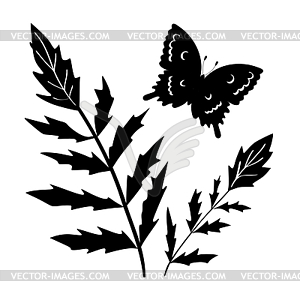 Decorative leaf - vector clip art