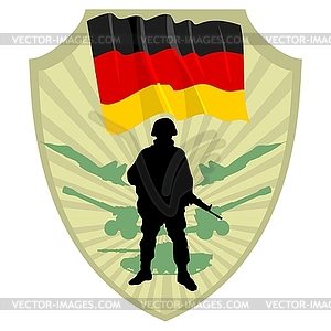 Army of Germany - vector image