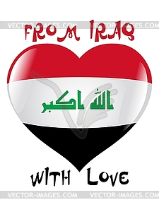 Из Ирака с любовью - векторный графический клипарт