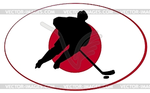 Хоккей цветов Японии - векторное изображение EPS