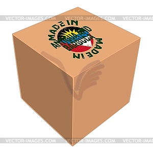 Made in Antigua and Barbuda - vector image