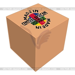Made in Central African Republic - vector clipart