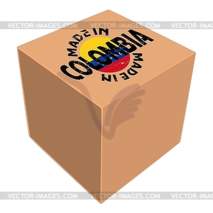 Made in Colombia - vector clipart