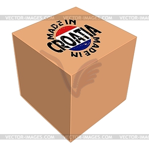 Made in Croatia - vector clip art