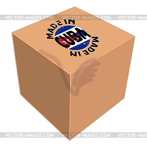 Made in Cuba - vector clipart