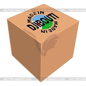 Made in Djibouti - vector image