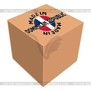 Made in Dominican Republic - vector clipart