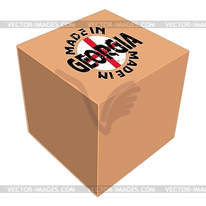 Made in Georgia - stock vector clipart