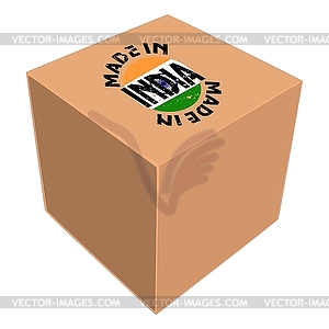 Made in India - vector clipart