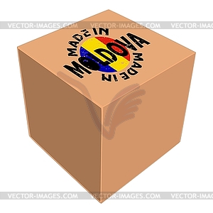 Made in Moldova - vector clip art