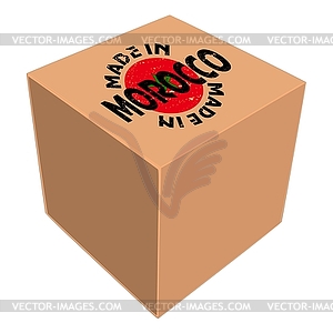 Made in Morocco - vector image