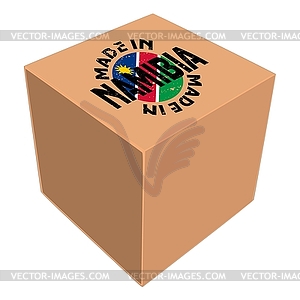 Made in Namibia - vector clipart