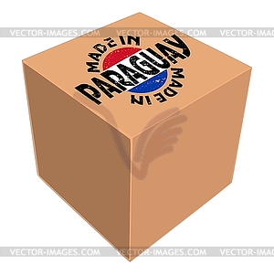 Made in Paraguay - stock vector clipart