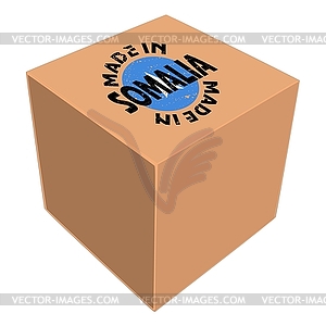 Made in Somalia - vector clipart