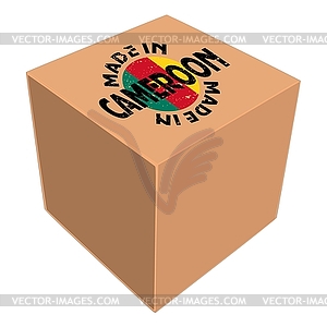 Made in Cameroon - vector image