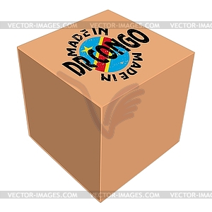 Made in Congo - vector EPS clipart