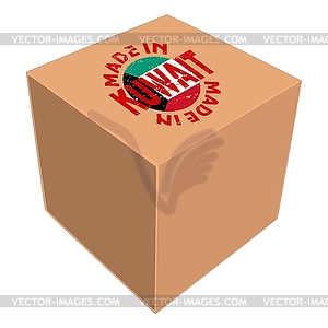 Made in Kuwait - vector clipart