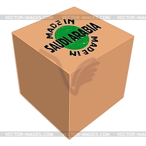 Made in Saudi Arabia - vector clip art