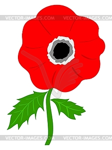 Anemone - royalty-free vector clipart