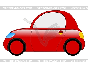 Women car - vector image