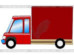 Mini truck - vector clip art