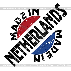 Label Made in Netherlands - vector image