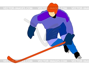 Ice hockey - vector image