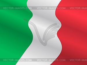 Flag of Italy - vector clip art