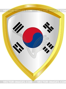 Colours of South Korea - vector clip art