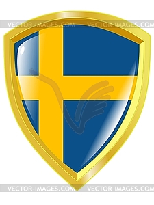 Colours of Sweden - royalty-free vector clipart