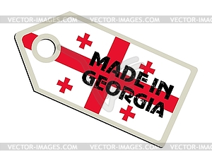 Label Made in Georgia - vector clipart