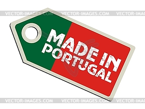 Label Made in Portugal - vector image