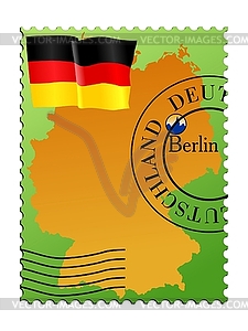 Berlin - capital of Germany - vector clip art