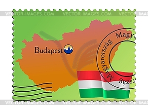 Budapest - capital of Hungary - vector image