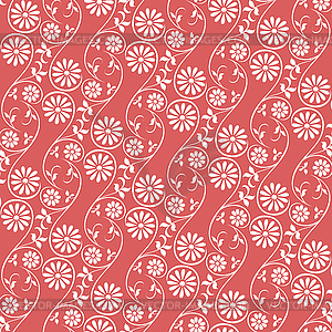 Seamless background floral - vector clip art