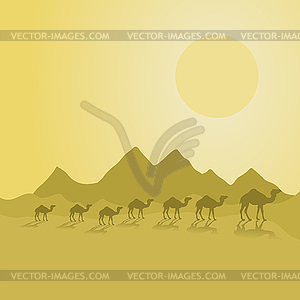 Desert - vector image