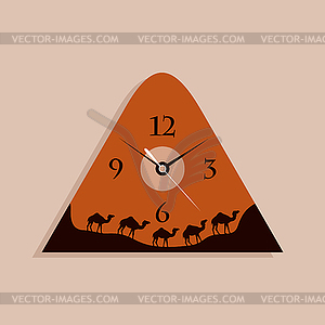 Hours caravan - vector clipart