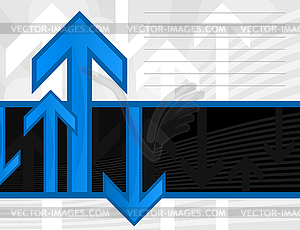 Фон стрелки - иллюстрация в векторе