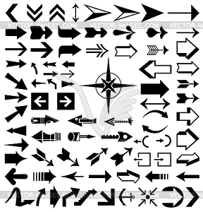 Set of arrows - vector image