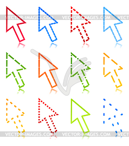 Computer arrow - vector clipart