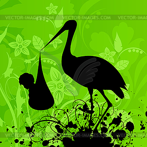 Heron - vector clipart