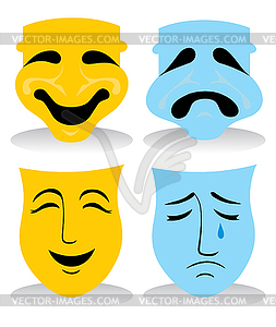 Masks - vector clip art